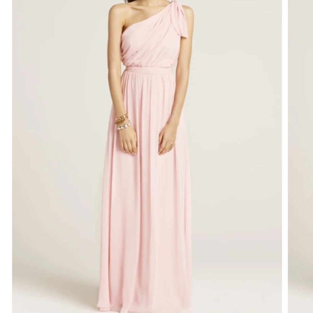 Union Station Blush Pink Chiffon Bridesmaids Dress